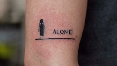Alone tattoo ideas