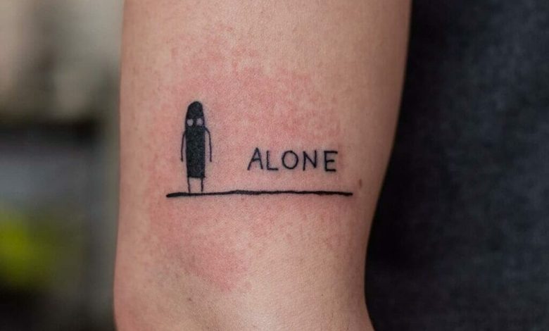 Alone tattoo ideas
