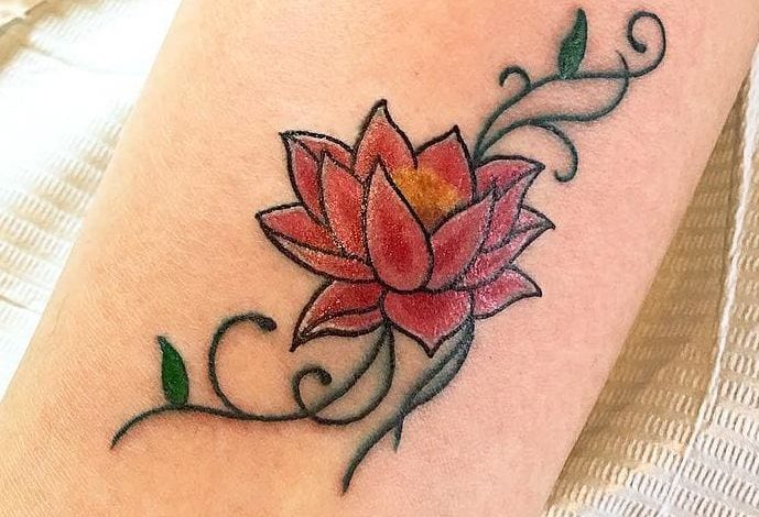 Arm flower tattoo designs