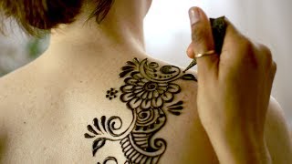 Back henna tattoo designs
