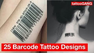 Barcode tattoo ideas