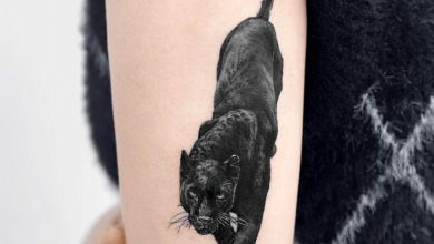 Black panther tattoo ideas