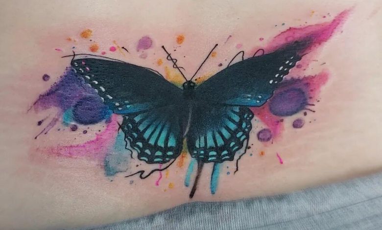 Butterfly back tattoo designs