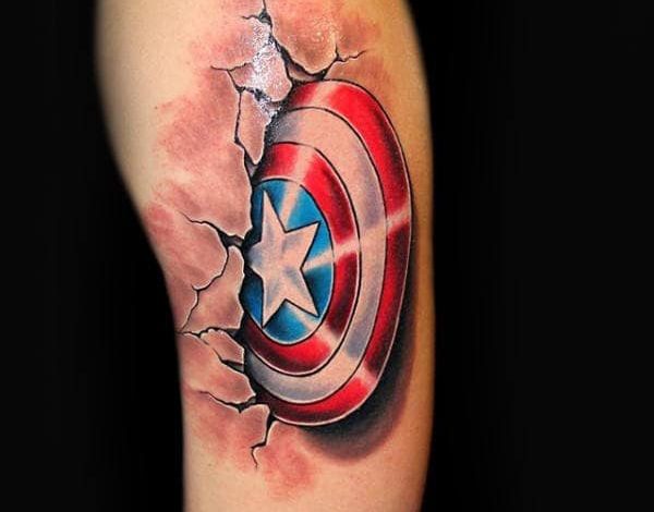 Captain america tattoo ideas