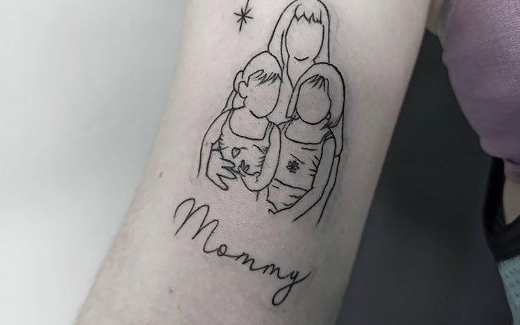Child tattoo ideas for mom