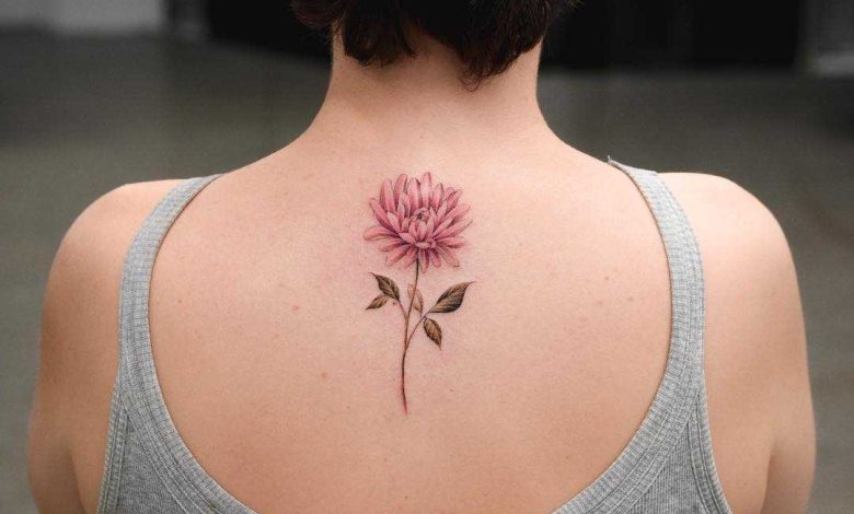 Chrysanthemum tattoo design