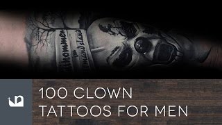 Clown tattoo design