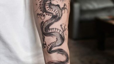 Dragon forearm tattoo designs