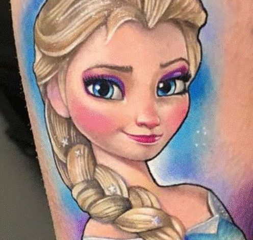 Elsa tattoo designer