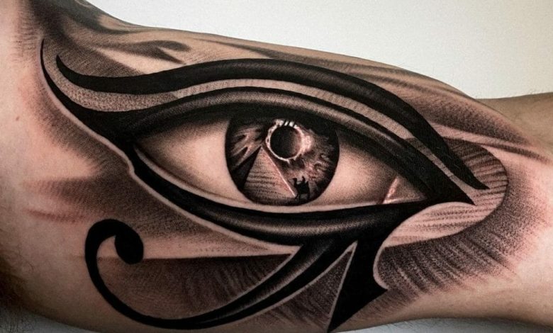 Eye of ra tattoo design