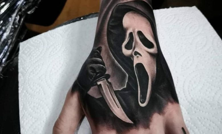 Ghostface tattoo ideas
