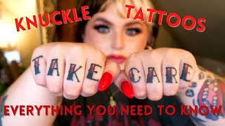 Girl knuckle tattoo ideas