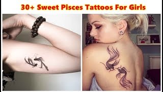 Girly pisces tattoo designs