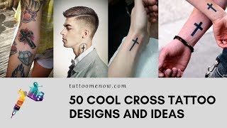 Hand cross tattoo designs
