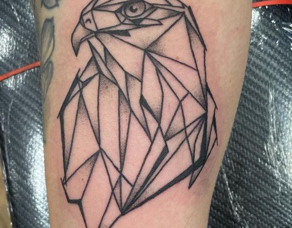 Hawk tattoo design
