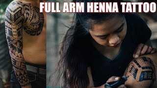 Henna tattoo designs arm