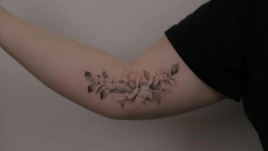 Inner elbow tattoo ideas