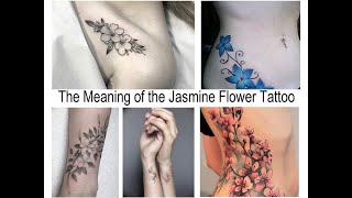 Jasmine flower tattoo designs