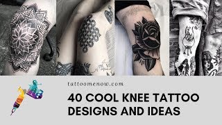 Knee tattoo ideas female