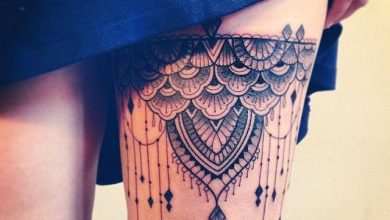 Lace tattoo designs