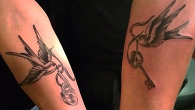 Lock and key tattoo ideas