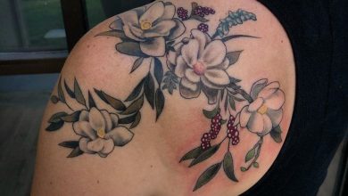 Magnolia tattoo ideas