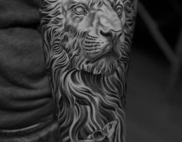 Male leo tattoo designs