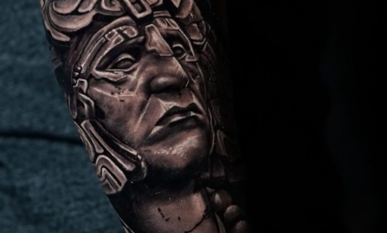 Mayan warrior tattoo designs