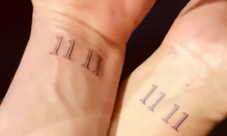 Meaningful 11 11 tattoo designs