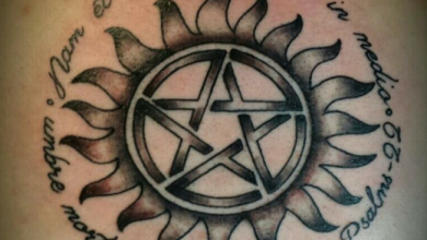 Meaningful supernatural tattoo designs