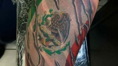 Mexican flag tattoo ideas