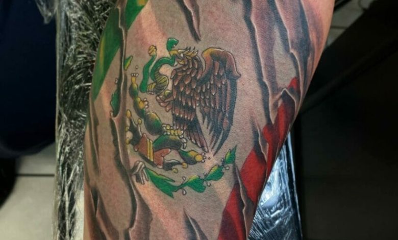 Mexican flag tattoo ideas