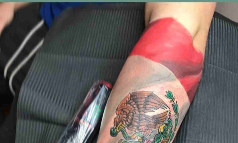 Mexico flag tattoo ideas
