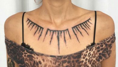 Necklace tattoo ideas