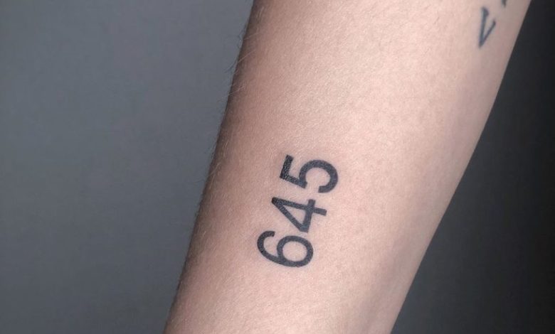 Number tattoo ideas