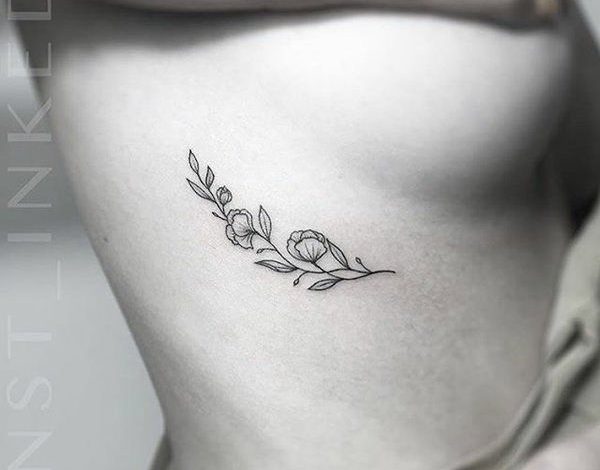 Olive branch tattoo design