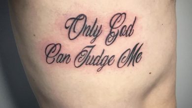 Only god can judge me tattoo design