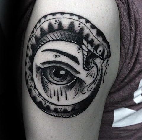 Ouroboros tattoo design