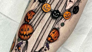 Pumpkin tattoo ideas