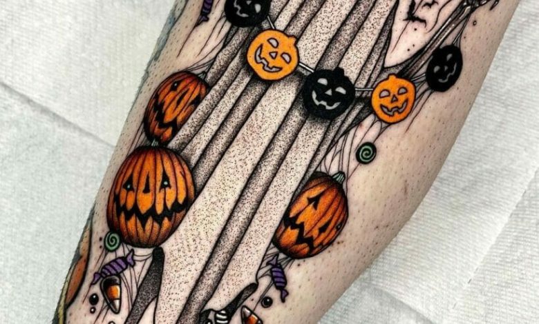 Pumpkin tattoo ideas