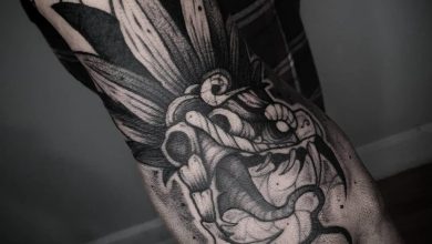 Quetzalcoatl tattoo design