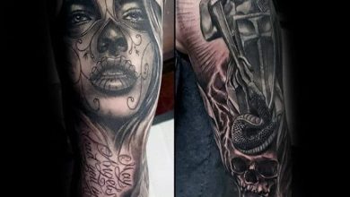 Religious sleeve tattoo ideas