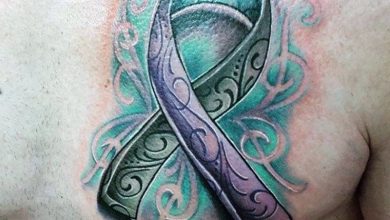 Ribbon tattoo designs