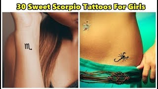 Scorpio zodiac tattoo designs