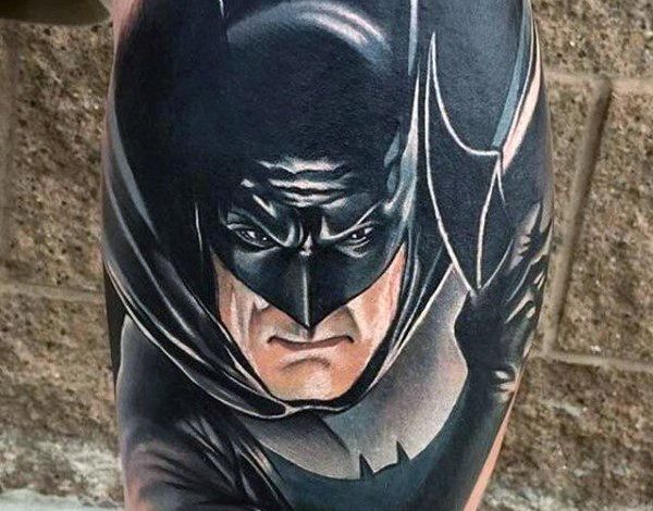 Simple batman tattoo ideas