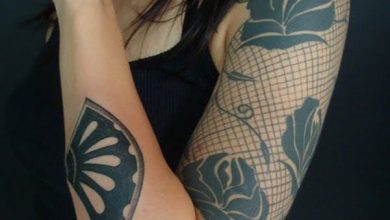 Simple lace tattoo designs