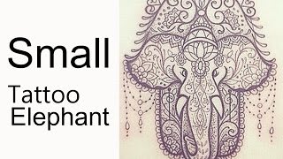 Small elephant tattoo ideas