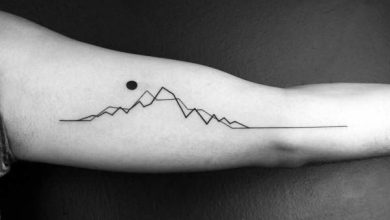 Small mountain tattoo ideas