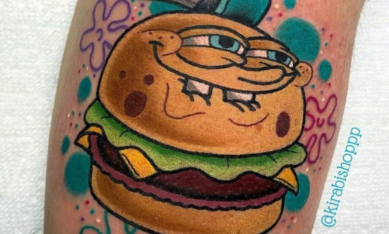 Spongebob tattoo ideas
