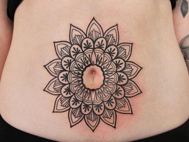 Stomach tattoo ideas for females